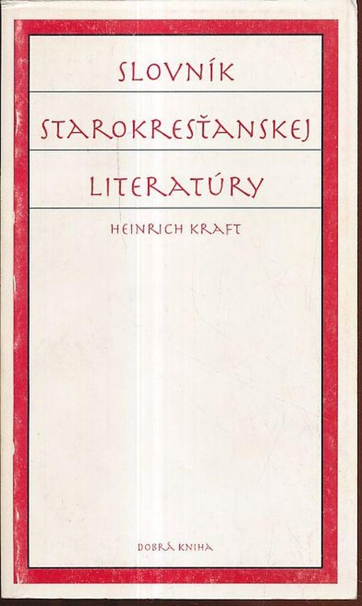Slovník starokresťanskej literatúry