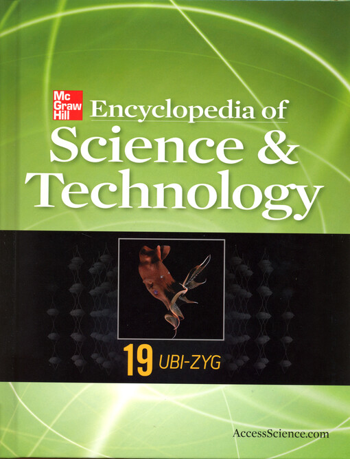 McGraw-Hill encyclopedia of science & technology : an international reference work in twenty volumes including an index. 19, UBI-ZYG