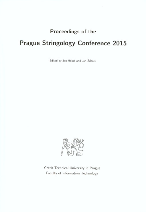 Proceedings of the Prague Stringology Conference ...