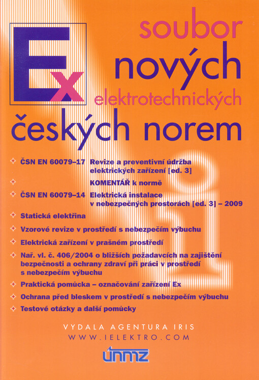 Soubor nových elektrotechnických českých norem Ex