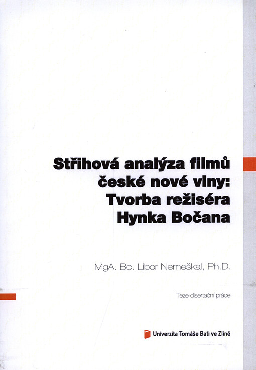 Střihová analýza filmů české nové vlny