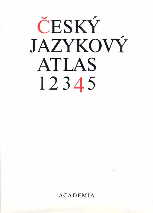 Český jazykový atlas, sv. 4