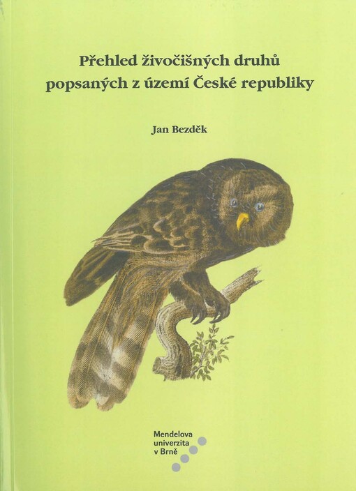 Přehled živočišných druhů popsaných z území České republiky