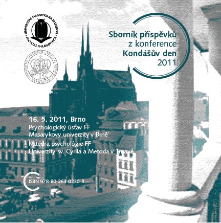 Kondášův den 2011sborník příspěvků z konference : 16.5.2011, Brno