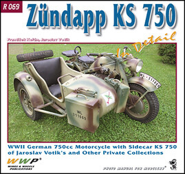 KS 750 in detail :WWII German 750cc motorcycle with sidecar KS 750 of Jaroslav Votik's and other privat collections : photo manual for modelers