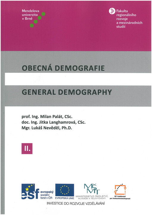Obecná demografie =General demography