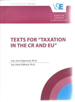 Texts for Taxation in the CR and EU