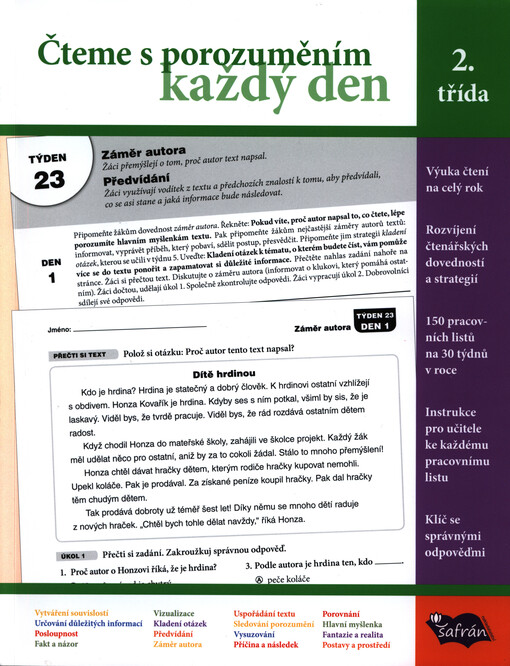 Čteme s porozuměním každý den : 2. třída
