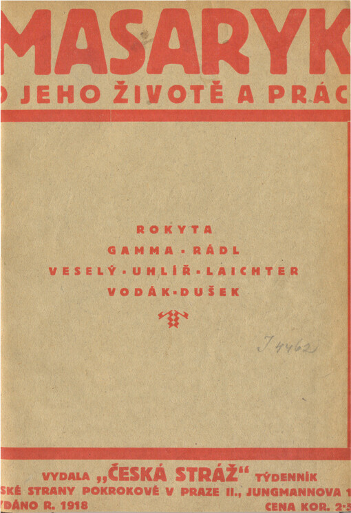 Masaryk :o jeho životě a práci