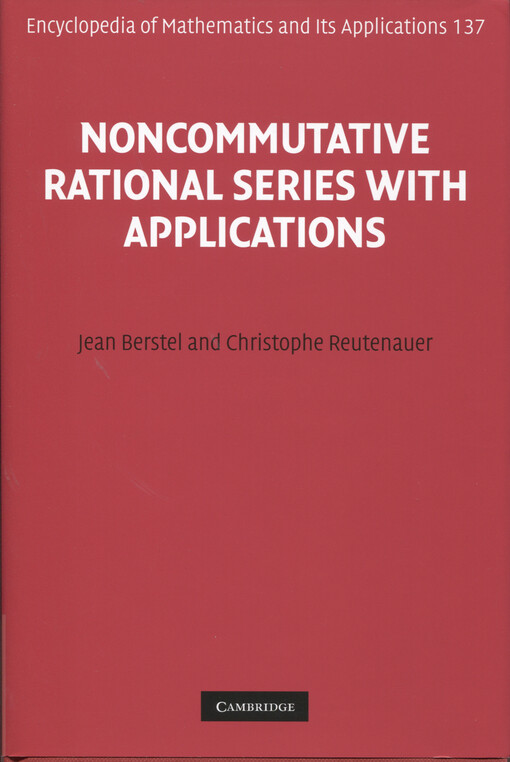 Noncommutative rational series with applications