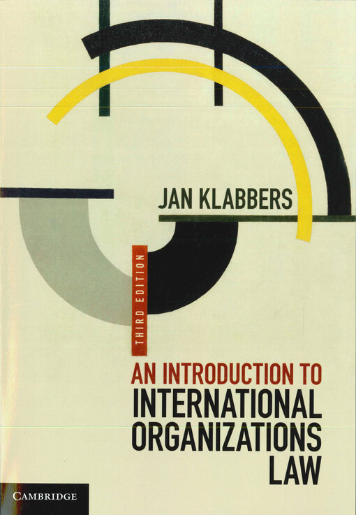An introduction to international organizations law 
