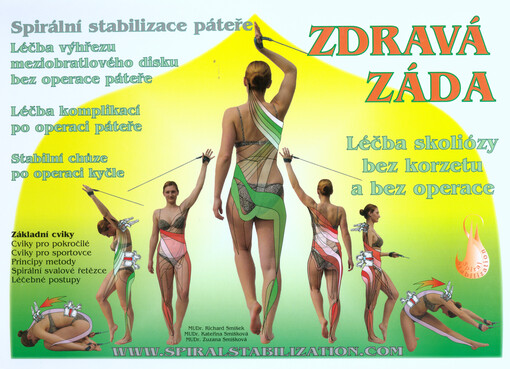 Spirální stabilizace páteře: léčba a prevence bolestí zad : metoda SPS - spirální stabilizace páteře : stabilizace páteře a celého těla spirálními svalovými řetězci : SMíšek systém - funkční stabilizace a mobilizace páteře : systém výuky, léčby, regenerace, prevence, organizace rehabilitační péče, 6. vydání