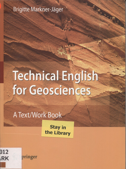 Technical English for geosciences :a text-work book