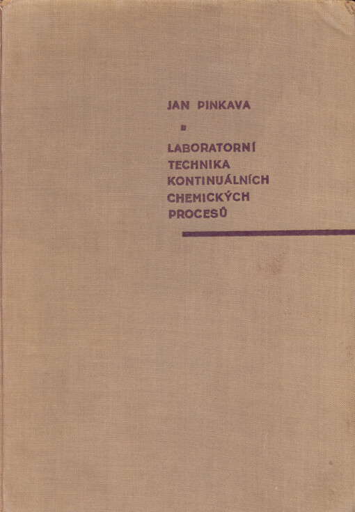 Laboratorní technika kontinuálních chemických procesů