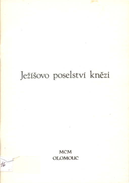 Ježíšovo poselství knězi