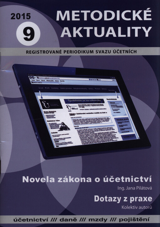 Novela zákona o účetnictví
