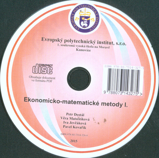 Ekonomicko-matematické metody I: úvod do lineárního programování