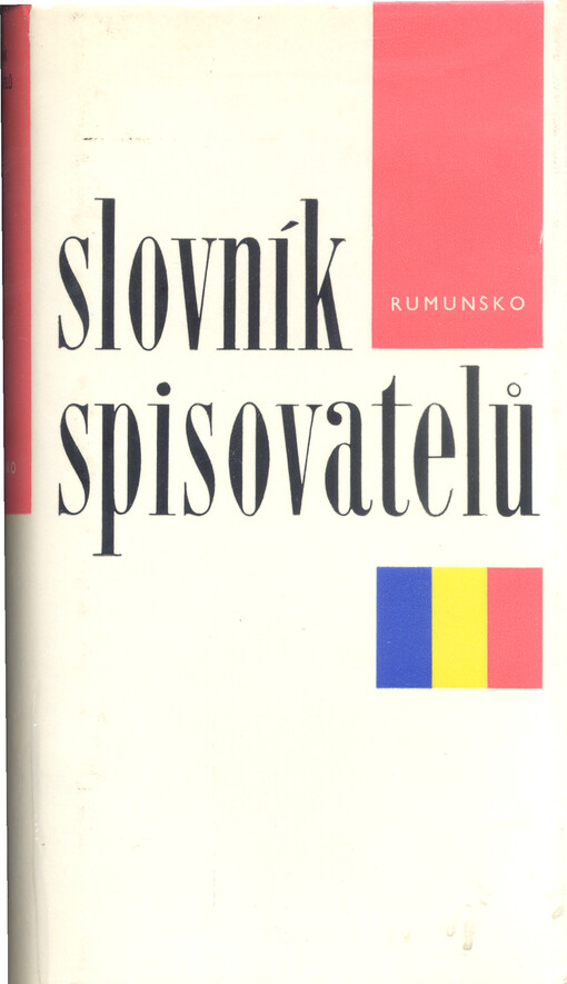 Slovník spisovatelů.Rumunsko