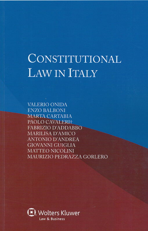 Constitutional law in Italy
