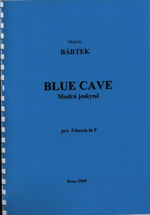Blue cave = Modrá jeskyně : pro 5 horen in F