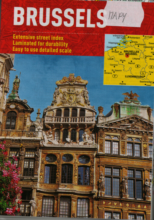 Brussels : city map 1:15 000 : extensive street index