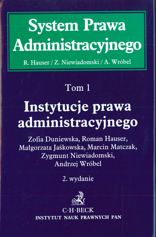 Instytucje prawa administracyjnego