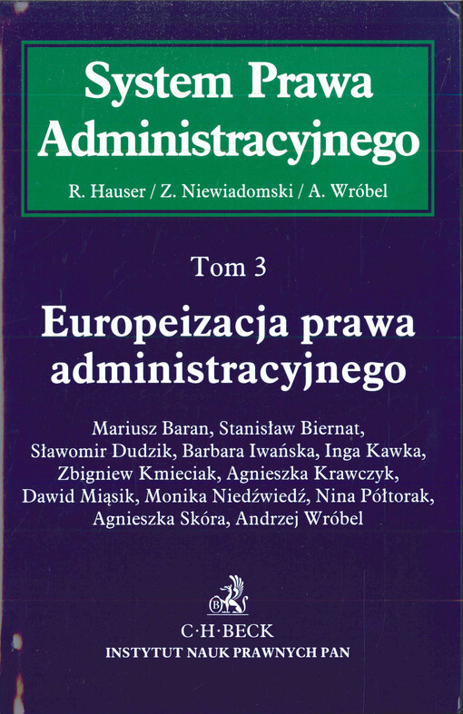 Europeizacja prawa administracyjnego