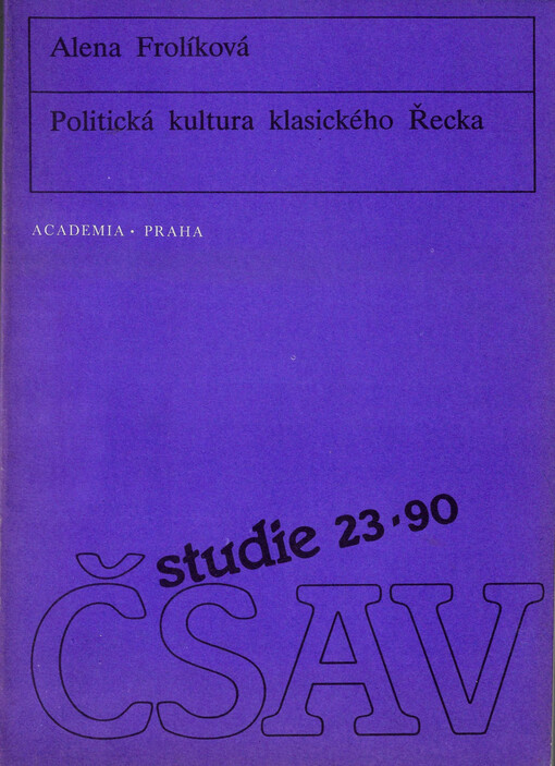 Politická kultura klasického Řecka