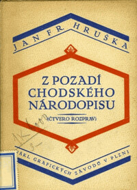 Z pozadí chodského národopisu: čtvero rozprav