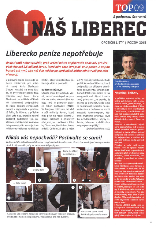 I náš Liberec : opoziční listy