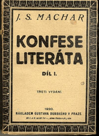 Konfese literáta: Psáno v letech 1900-1901