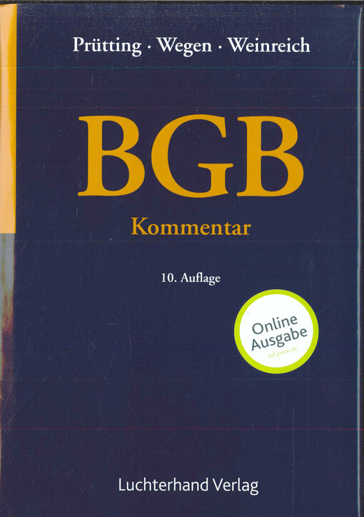 BGB : Kommentar