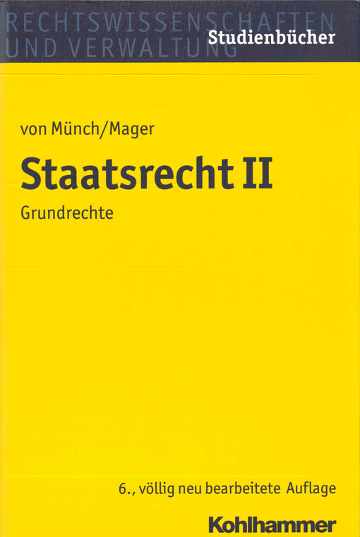 Staatsrecht. II, Grundrechte