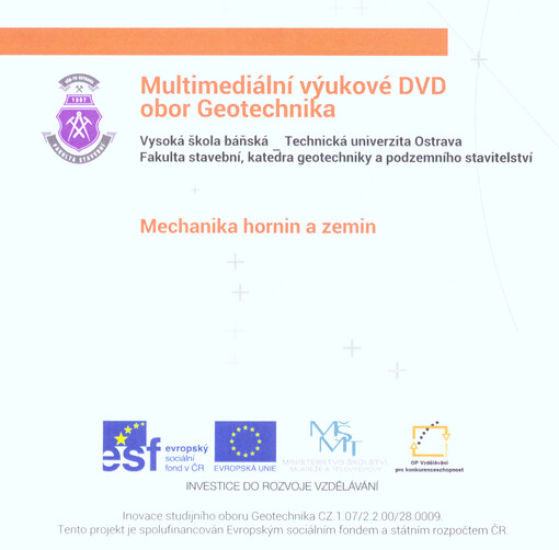 Mechanika hornin a zemin :multimediální výukové DVD : obor Geotechnika