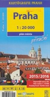 Praha - příruční plán města 1 : 20 000
