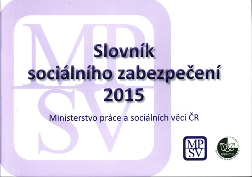 Slovník sociálního zabezpečení 2015