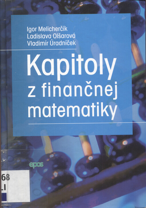 Kapitoly z finančnej matematiky
