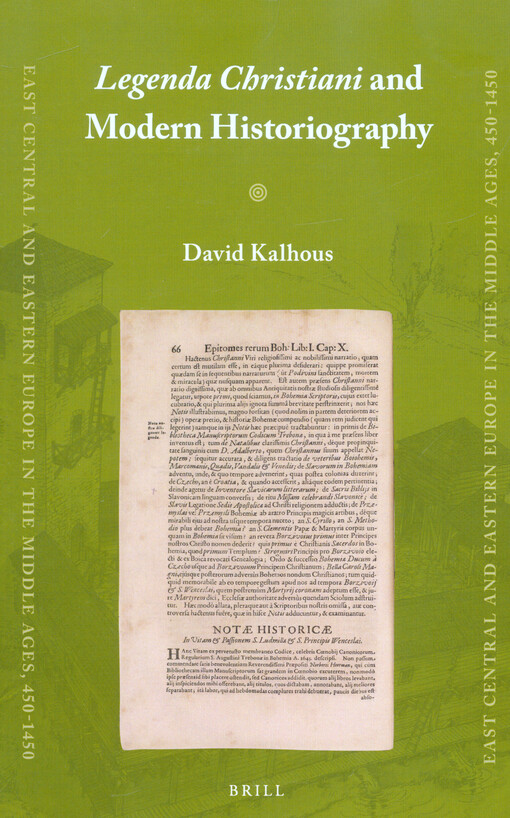 Legenda Christiani and modern historiography