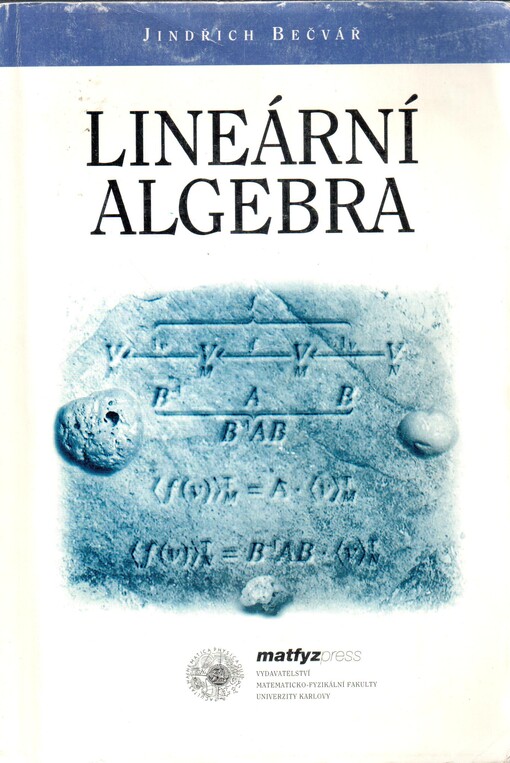 Lineární algebra, Vyd. 1.