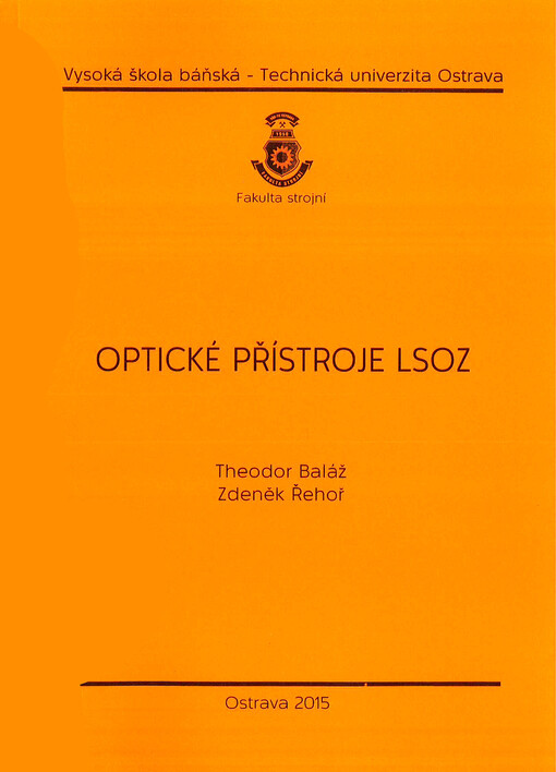 Optické přístroje LSOZ