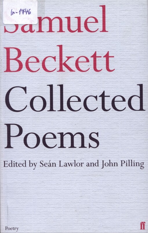 The collected poems of Samuel Beckett