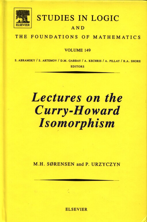 Lectures on the Curry-Howard isomorphism