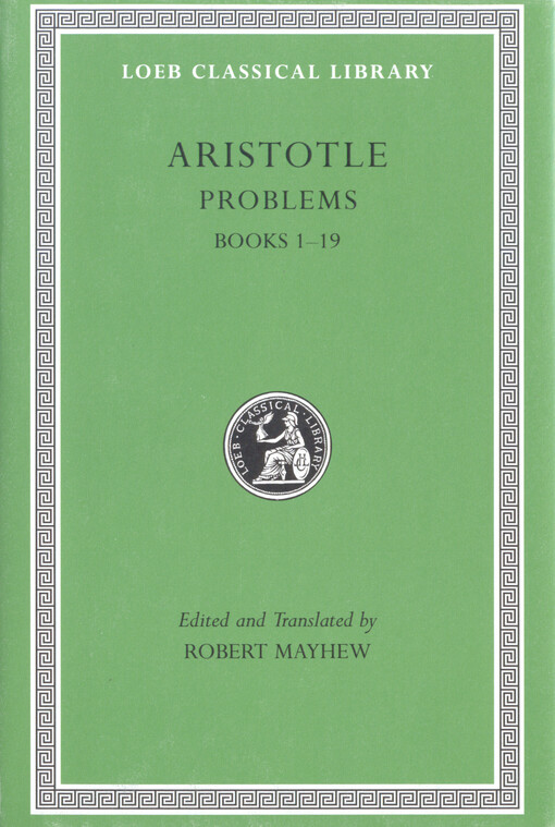 Aristotle.XV,Problems: Books 1-19