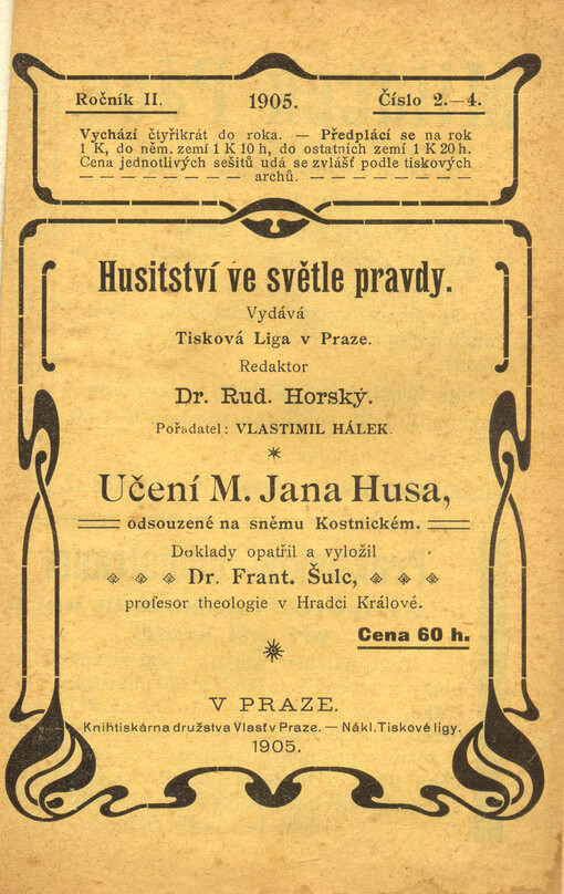 Učení M. Jana Husa, odsouzené na sněmu kostnickém