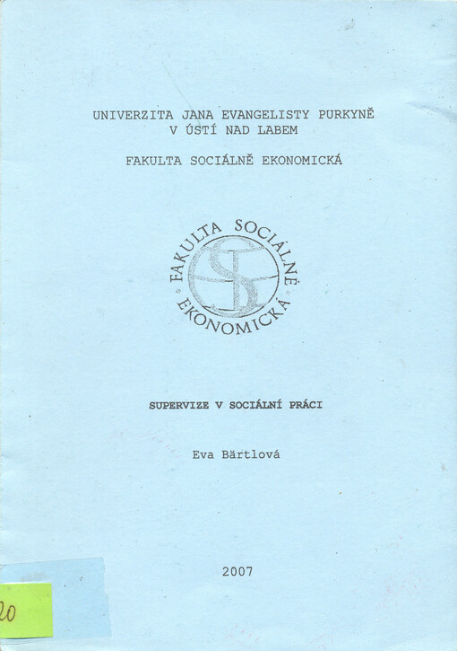 Supervize v sociální práci