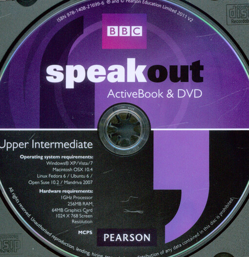 Speakout :upper intermedite, student’s book ; ActiveBook & DVD