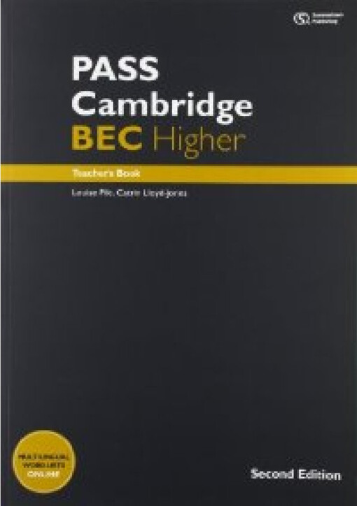 Pass Cambridge BEC higher, teacher’s book