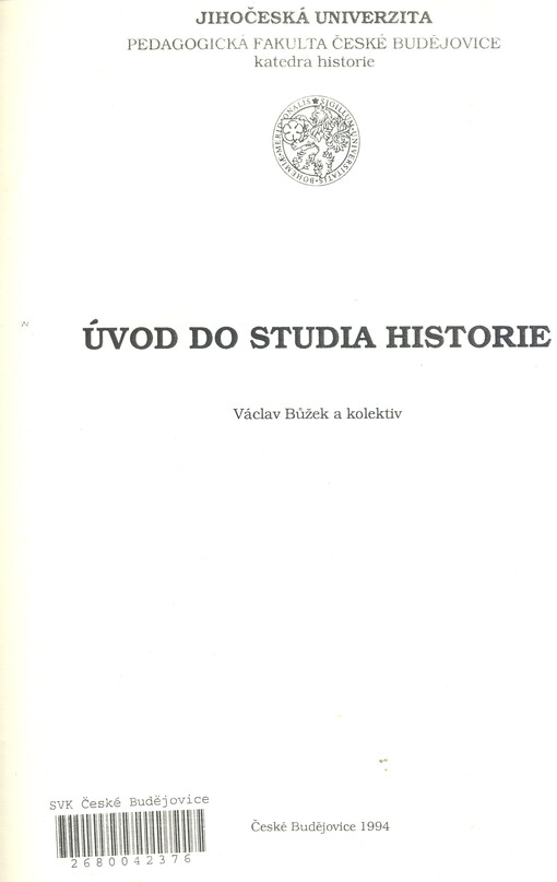 Úvod do studia historie