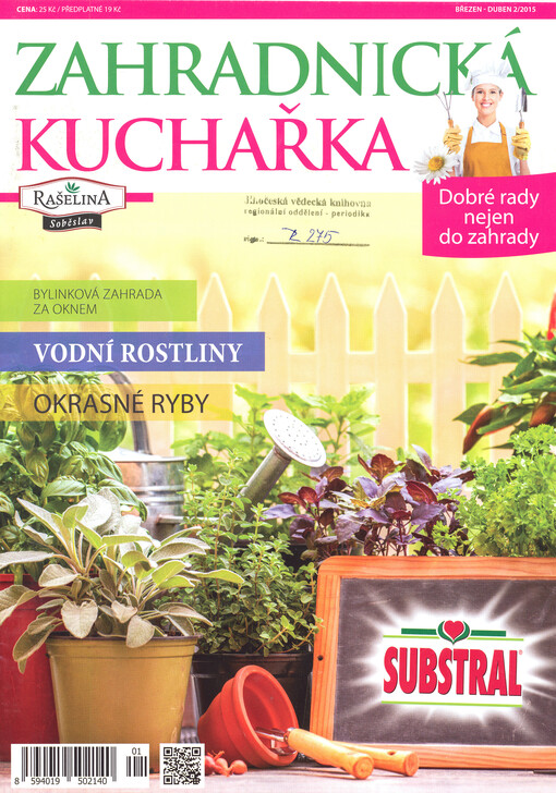 Zahradnická kuchařka : dobré rady do zahrady