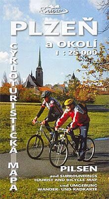 Plzeň a okolícykloturistická mapa = Pilsen and surroundings : tourist and bicycle map = Pilsen und Umgebung : Wander- und Radkarte